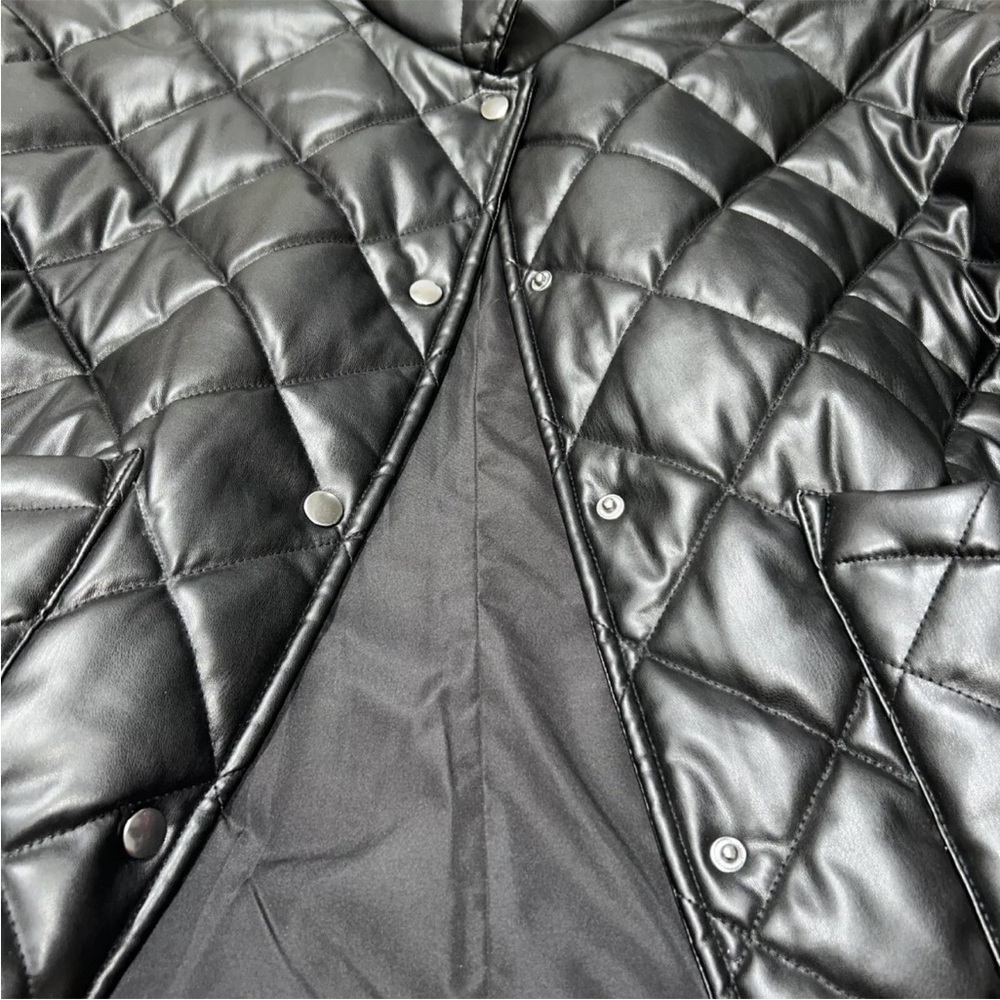 Z Supply Black Quilted Puffer Jacket - Picture 5 of 7